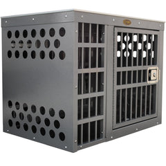 Zinger Deluxe Aluminum Dog Crate - Side and Right Side Entry-Dog Crates-Zinger