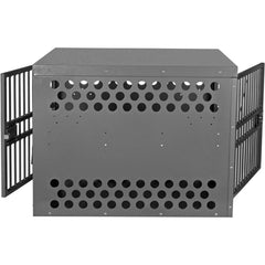 Zinger Deluxe Aluminum Dog Crate - Front Back Entry-Dog Crates-Zinger