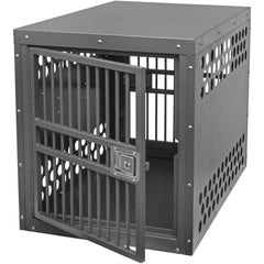 Zinger Deluxe Aluminum Dog Crate - Front Back Entry-Dog Crates-Zinger