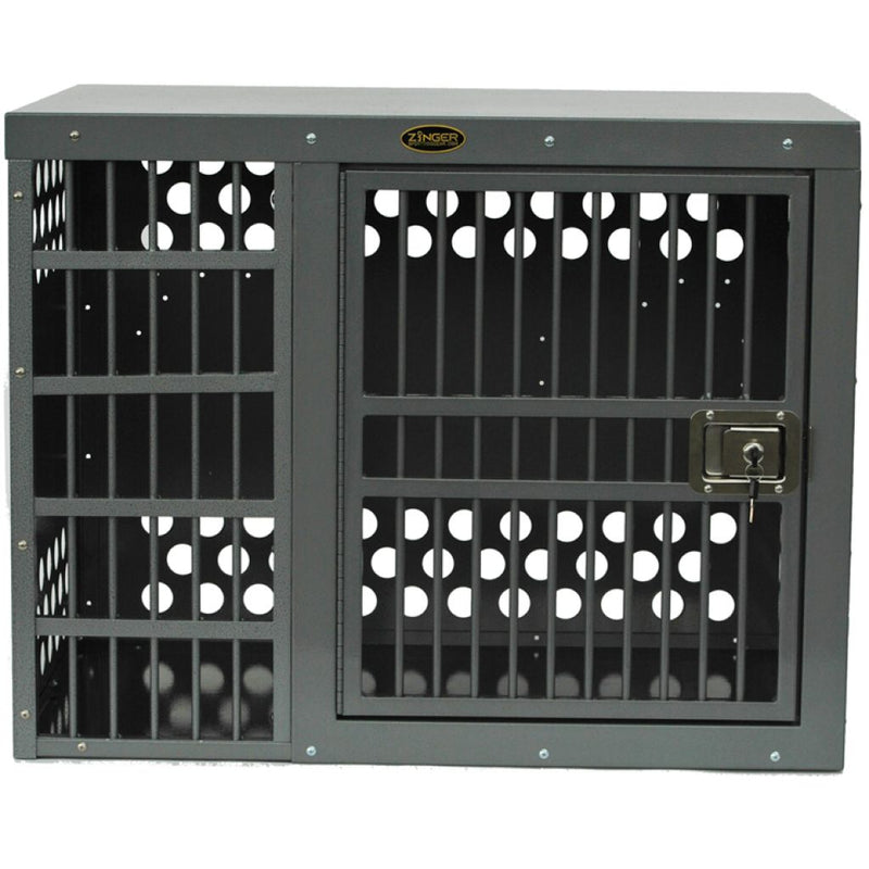 Zinger Professional Aluminum Dog Crate - Right Side Entry-Dog Crates-Zinger