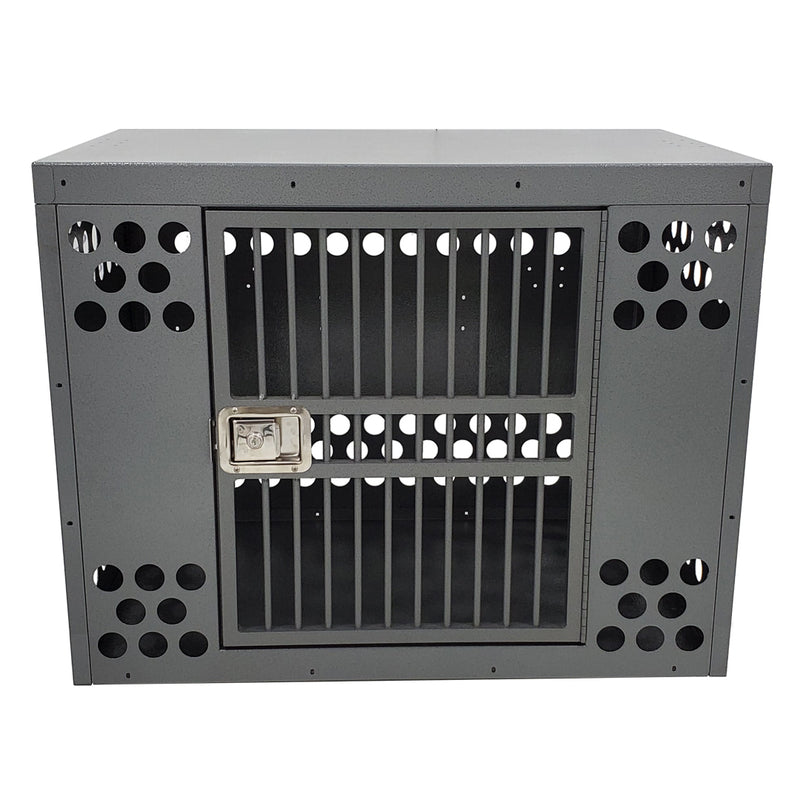 Zinger Deluxe Aluminum Dog Crate - Side and Center Side Entry-Dog Crates-Zinger