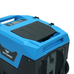 XPOWER 125-Pint Bluetooth LGR Commercial Dehumidifier with Auto Purge Pump, Hose, Handle, and Wheels - XD-130Li