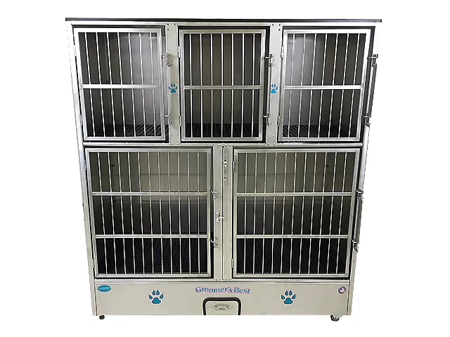 Groomer's Best 5 Unit Cage Bank