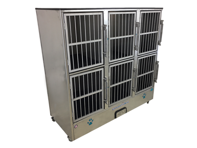 Groomer's Best 6 Unit Cage Bank