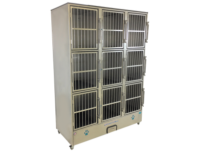 Groomer's Best 9 Unit Cage Bank