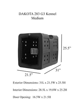 Dakota G3 Medium Framed Kennel-Dakota