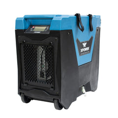 XPOWER XD-85L2 Commercial LGR Dehumidifier with Automatic Purge Pump, Drainage Hose, Handle and Wheels for Water Damage Restoration, Clean-up Flood, Basement, Mold, Mildew
