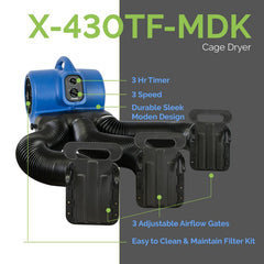 XPOWER CleanGroom™ Carbon-Free Grooming Solution - Core System - XCG1