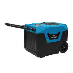 XPOWER 125-Pint Bluetooth LGR Commercial Dehumidifier with Auto Purge Pump, Hose, Handle, and Wheels - XD-130Li