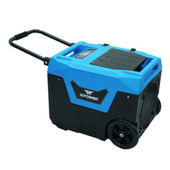 XPOWER 125-Pint Bluetooth LGR Commercial Dehumidifier with Auto Purge Pump, Hose, Handle, and Wheels - XD-130Li