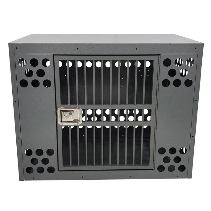 Zinger Deluxe Aluminum Dog Crate - Front and Side Center Entry-Dog Crates-Zinger